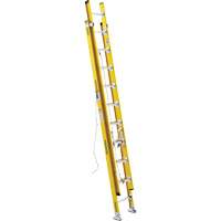 Extension Ladder, 375 lbs. Cap., 17' H, Grade 1AA VD533 | Par Equipment