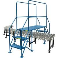 &eacute;chelles de liaison, 35-1/2" Port&eacute;e hors tout, 31-1/2" ha x 22" p, 22" Largeur de la marche Par Equipment