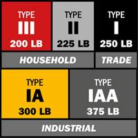 BuildMan&reg; Extension Ladder, 300 lbs. Cap., 40' H, Grade 1A Par Equipment