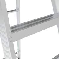 Step Ladder, 10', Aluminum, 225 lbs. Capacity, Type 2 Par Equipment