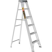 Step Ladder, 6', Aluminum, 225 lbs. Capacity, Type 2 Par Equipment