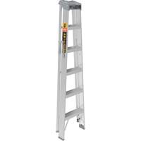 Step Ladder, 6', Aluminum, 225 lbs. Capacity, Type 2 Par Equipment