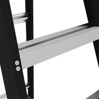 Step Ladder with Paint Tray, 10', Fibreglass, 250 lbs. Capacity, Type 1 Par Equipment