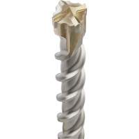 MX4 4-Cutter SDS-Plus Rotary Hammer Drill Bit, 1", SDS-Plus Shank, Carbide Par Equipment