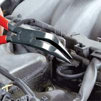 Pince &agrave; bec long de 8" avec angle de sans couteau Par Equipment