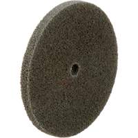 Standard Abrasives Unitized Wheel, 3" x 1/4", 1/4" Arbor, Fine Grit, Aluminum Oxide Par Equipment