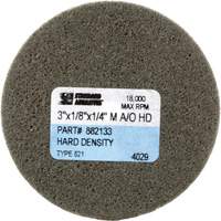 Standard Abrasives Unitized Wheel, 3" x 1/8", 1/4" Arbor, Medium Grit, Aluminum Oxide Par Equipment