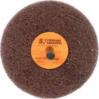 Meule Buff & Blend Standard Abrasives, 3" dia. x 1" la, Arbre 1/4", Oxyde d'aluminium Par Equipment