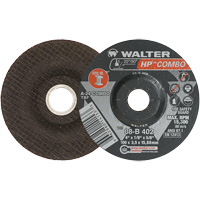 Meule combin&eacute;e HP Combo &agrave; moyeu d&eacute;port&eacute;, 4" x 1/8", Arbre de 5/8", Type 27 Par Equipment