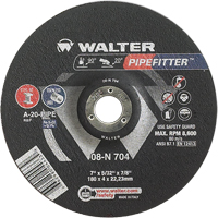 Meule PIPEFITTER, 7" x 5/32", Arbre 7/8", Type 27 Par Equipment