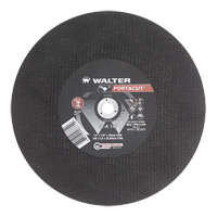 Meule &agrave; tronçonner rapide en acier inoxydable Portacut, 14" x 1/8", Arbre de 3/4", Type 1, Oxyde d'aluminium, 5400 Tr/min Par Equipment