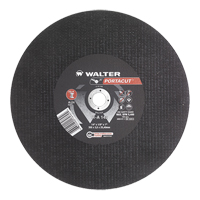 Meule &agrave; tronçonner rapide en acier inoxydable Portacut, 14" x 1/8", Arbre de 1", Type 1, Oxyde d'aluminium, 5400 Tr/min Par Equipment