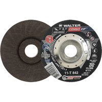 Meules &agrave; tronçonner renforc&eacute;es pour meuleuse &agrave; angle droit - Combo Zip, 4-1/2" x 5/64", Arbre de 7/8", Type 27 Par Equipment