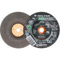FLEXCUT MILL SCALE Grinding Wheel, 4-1/2", 36 Grit, Aluminum Oxide, 5/8"-11, 13300 RPM, Type 29 Par Equipment