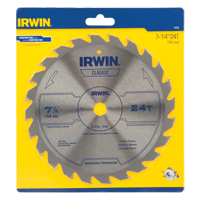 Contractor Saw Blades - Classic Series Saw Blades, 7-1/4", 24 Teeth, Wood Use Par Equipment