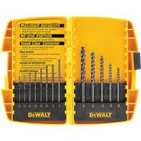 Black & Gold Drill Bit Set, 13 Pieces, High Speed Steel Par Equipment