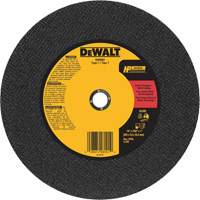 General Purpose Metal Cutting Chop Saw Wheel, 14" x 7/64", 1" Arbor, Type 1, Aluminum Oxide, 4300 RPM Par Equipment