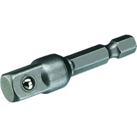 Socket Adapter, 1/4" Drive Size, 3/8" Male Size, Ball, 2" L Par Equipment