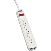 Protect-It Surge Suppressors, 6 Outlets, 720 J, 1800 W, 4' Cord Par Equipment