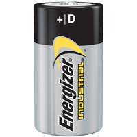 Alkaline Industrial Batteries, D, 1.5 V Par Equipment