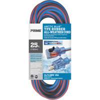 Cordon rallonge Arctic Blue, Toutes saisons, SJEOW, AWG 14/3, 15 A, 25' Par Equipment