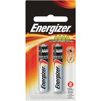 Alkaline Batteries, AAAA, 1.5 V Par Equipment