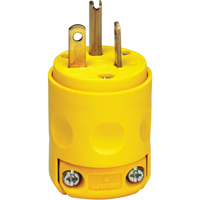 Fiche &agrave; lame droite de qualit&eacute; commerciale, Plastique, 20 A, 125 V Par Equipment