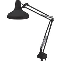 LAMPES DE TRAVAIL COMBIN&eacute;ES ROBUSTES, 22/60 W, Fluorescent/Incandescente, Col 45", Noir Par Equipment