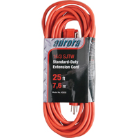 Extension Cord, Indoor/Outdoor, SJTW, 16/3 AWG, 13 A, 25' Par Equipment