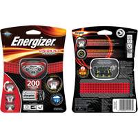 Lampe frontale Vision, DEL, 200 lumens, 8,5 hres de fonctionnement, piles AAA Par Equipment
