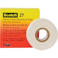 Scotch<sup>®</sup> 27 Glass Cloth Electrical Tape, 12 mm (1/2") W x 20 m (66') L XH289 | Par Equipment
