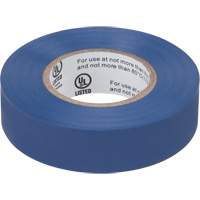Electrical Tape, 19 mm (3/4") x 18 M (60'), Blue, 7 mils XH385 | Par Equipment