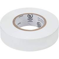 Electrical Tape, 19 mm (3/4") x 18 M (60'), White, 7 mils XH386 | Par Equipment