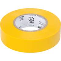 Ruban isolant, 19 mm (3/4") x 18 m (60'), Jaune, 7 mils Par Equipment