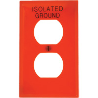 Plaque murale pour prise double Par Equipment