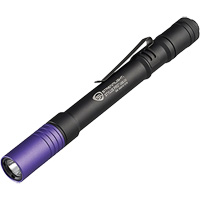Lampe stylo UV avec port de recharge micro USB Stylus Pro, DEL, Corps en Aluminium, piles Rechargeable, Compris Par Equipment