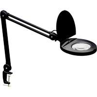 Adjustable Magnifier Lamp, 5 Diopter, LED Light, 47" Arm, C-Clamp, Black XI488 | Par Equipment