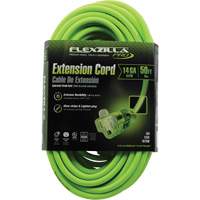 Flexzilla<sup>®</sup> Pro Industrial Extension Cord, SJTW, 14/3 AWG, 15 A, 50' XI522 | Par Equipment
