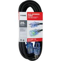 All-Rubber™ Outdoor Extension Cord, SJOOW, 14/3 AWG, 15 A, 25' XI524 | Par Equipment