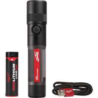 Lampe de poche 1100L &agrave; mise au point par torsion, DEL, 1100 lumens, Piles Rechargeable Par Equipment