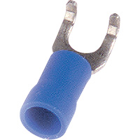 Flanged Vinyl Spade Terminals Par Equipment