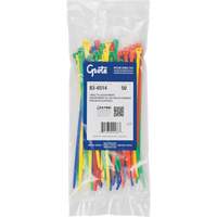 Nylon Cable Ties, 8" Long, 50 lbs. Tensile Strength Par Equipment