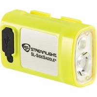 SL-SIDESADDLE&reg; USB Hardhat & Helmet Light, LED, 350/320/400 Lumens, 6.25/7/5 Hrs. Run Time, Rechargeable Batteries Par Equipment