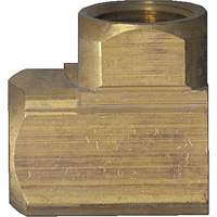 Extruded 90° Elbow Pipe Fitting, FPT, Brass, 1/8" Par Equipment