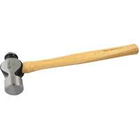 Ball Pein Hammer, 48 oz. Head Weight, Plain Face, Wood Handle Par Equipment