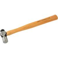Ball Pein Hammer, 8 oz. Head Weight, Plain Face, Wood Handle Par Equipment