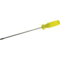 Tournevis &agrave; fente pour &eacute;lectricien, Tige de 3/16", Ronde, 11-1/2" lo, Prise en Plastique Par Equipment