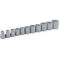 Jeu de douilles SAE, 11 Mcx, Prise de 3/8" Par Equipment