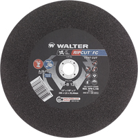 Ripcut™ Stainless Steel & Steel Cut-Off Wheel for Stationary Saws, 12" x 1/8", 1" Arbor, Type 1, Aluminum Oxide, 5100 RPM YC431 | Par Equipment